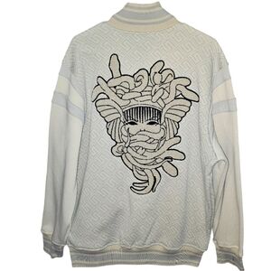 CROOKS AND CASTLES Cream Gray Jacket 1 Large, 1 Med NWT